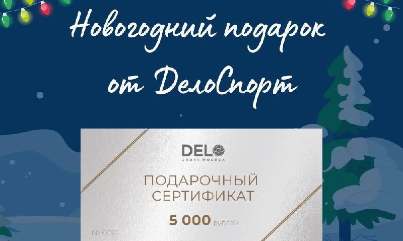 Новогодний подарок от ДелоСпорт